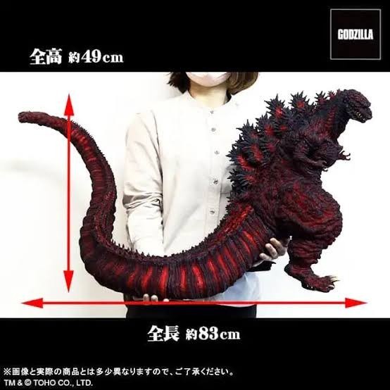 SALE  PRODUK TERBARU X-PLUS SHIN GODZILLA 2016 CLEAR RED VERSION READYY READYY