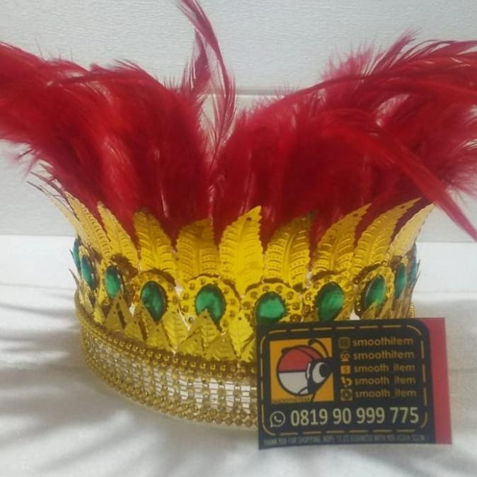 LIMITED EDITION SM Headpiece Mahkota Topi Bulu Aksesoris Kepala Papua Irian Jaya