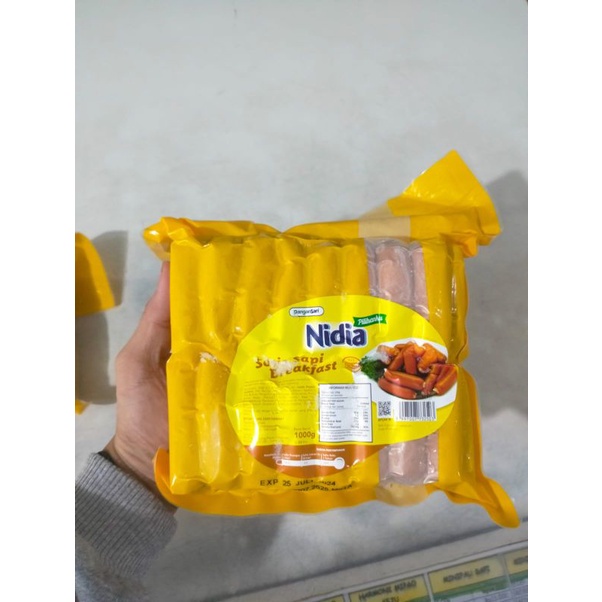 

Nidia Sosis Sapi Breakfast 1Kg