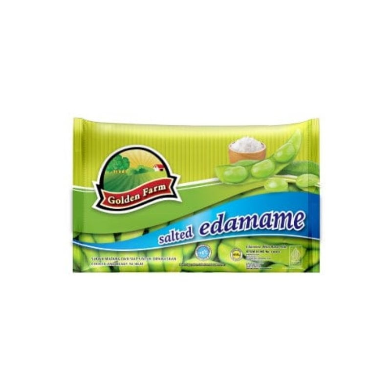 

golden farm edamame asin Salted 450gr Sumber Protein berkualitas tinggi garansi exp Terbaru