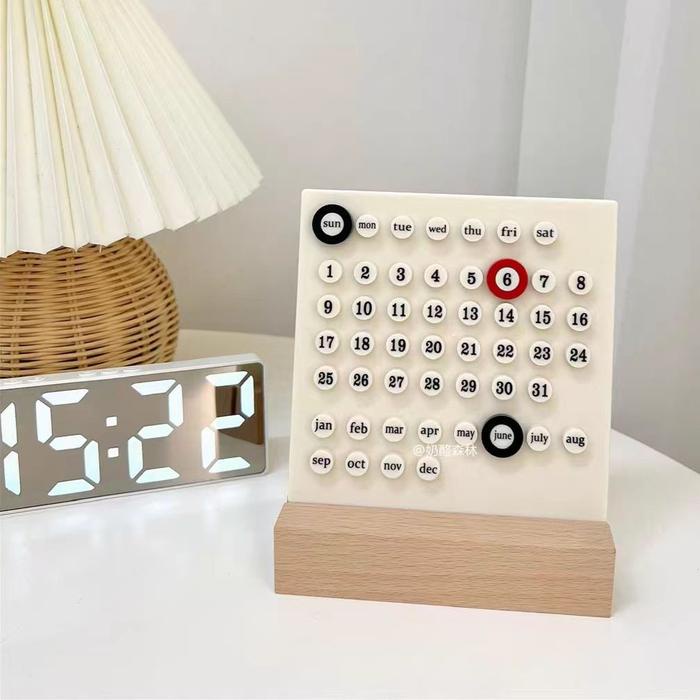 

[tmr] - Kalender Meja Abadi Permanent Calendar Diy Kalender