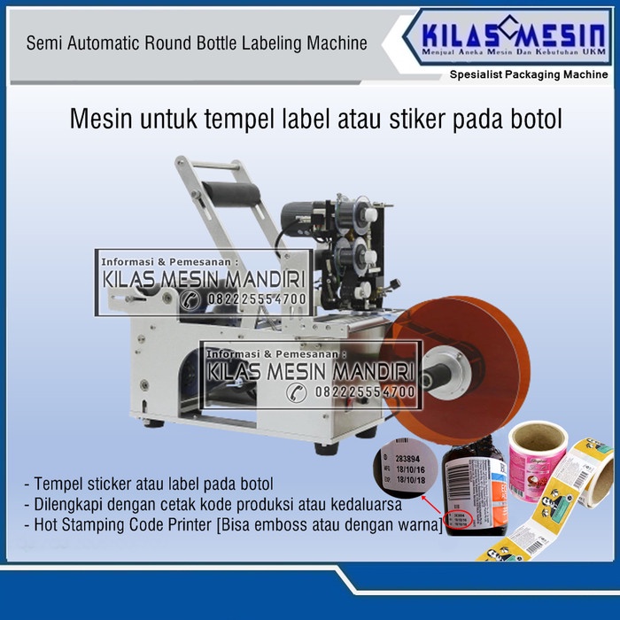 

MT-50C Mesin Labeling tempel sticker label pada botol dengan coding DiskonJual MurahHarga