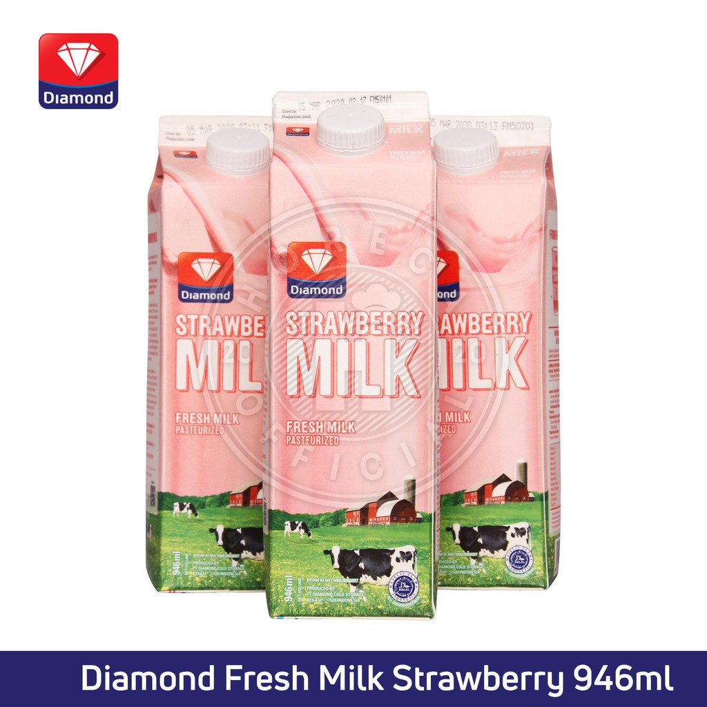 

DIAMOND STRAWBERRY FRESH MILK 946ML / SUSU SEGAR RASA STRAWBERRY KEMASAN 946ML