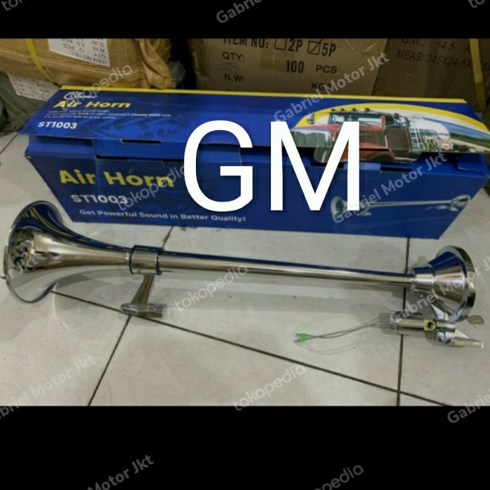 Big Air Horn Klakson 1 Trompet Angin Truck(80Cm) 12/24Volt Termurah