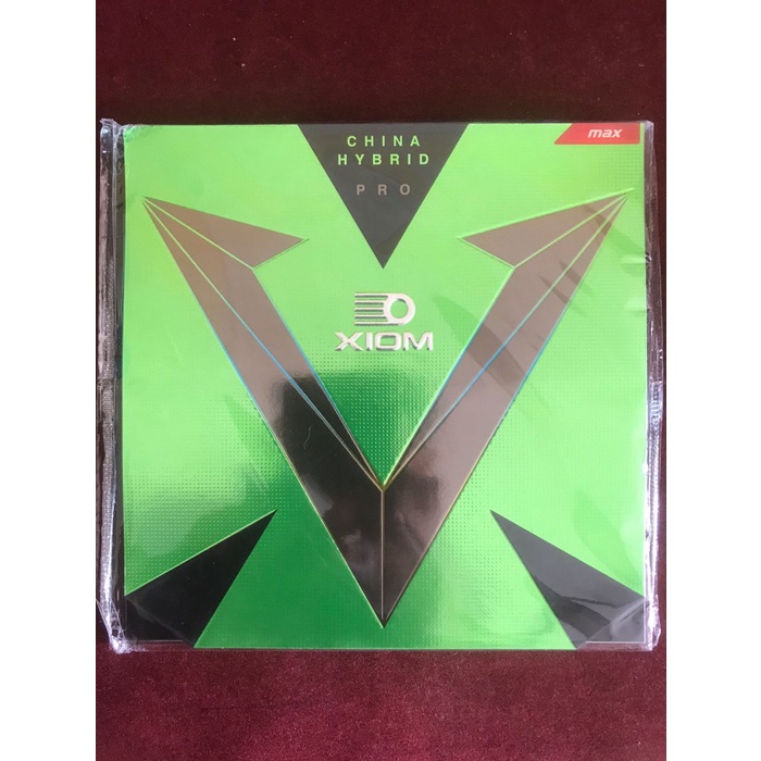 ORIGINAL XIOM VEGA PRO HYBRID Karet Rubber Bet Bat Pingpong Tenis Meja BARU DAN SEGEL