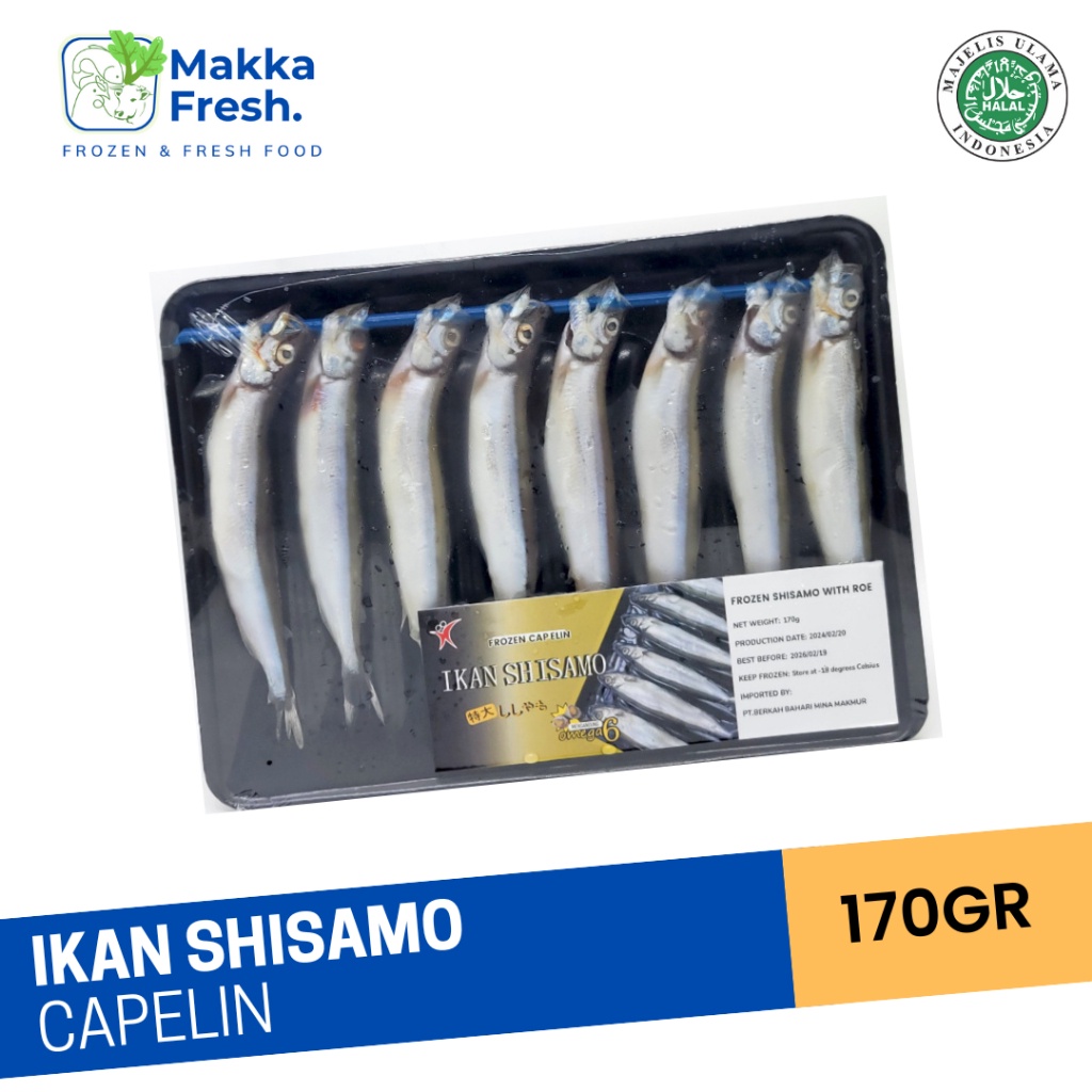 

ikan shisamo capelin 170 gram