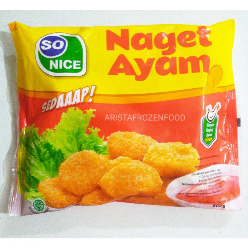 

So Nice Sedaaap Chicken Nugget 500 Gr