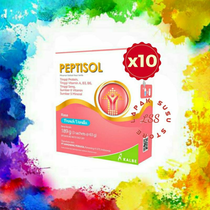 

10 Box - Peptisol French Vanilla Chocolate Delight