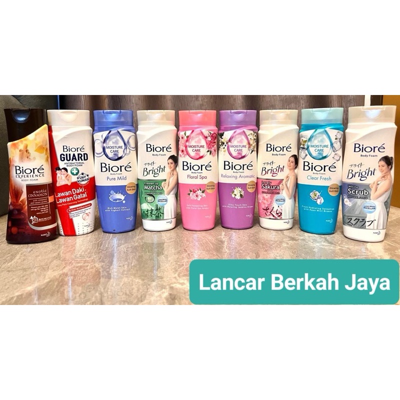Sabun Mandi cair Biore Botol 250ml