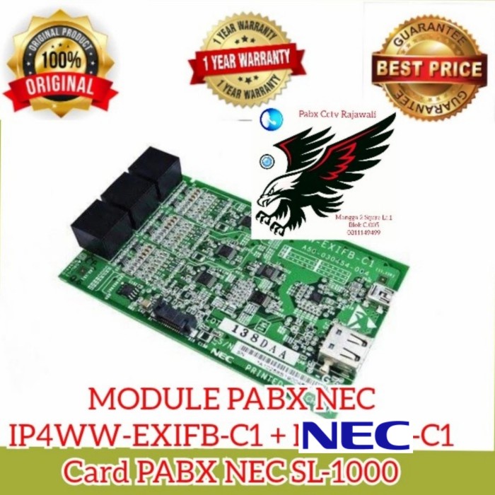 MODULE PABX NEC IP4WW-EXIFB-C1 Card PABX NEC SL-1000
