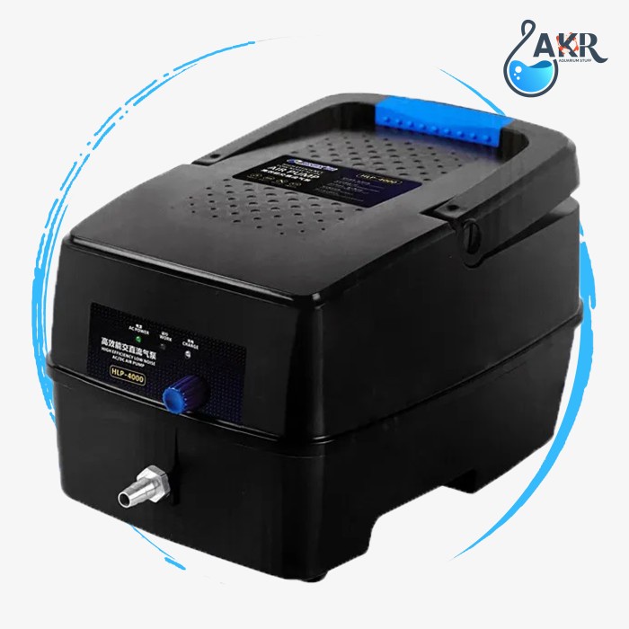 Pompa Udara Waterof AC DC Resun 4000 Aerator Kolam Airpump