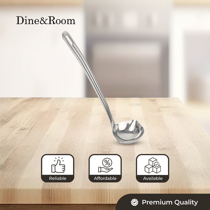 Ladle / Brass-Nickel Ladle / Sendok Sup / Centong Sayur