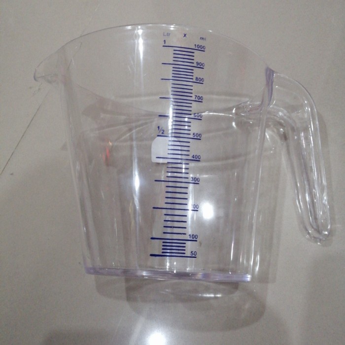 TOP" TEKO TAKARAN AIR 1000ML/GELAS TAKAR AIR 1000ML GREEN LEAF