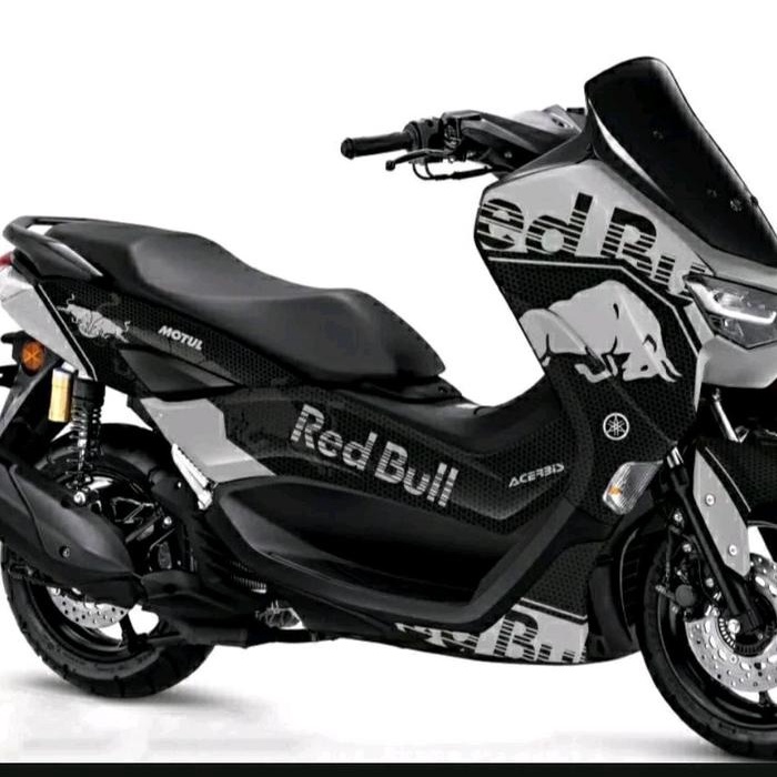 DISKON DECAL NMAX ALL NEW FULL BODY, STIKER FULL BLOK MOTOR NMAX NEW DESIGN REDBULL MOTORCYCLE