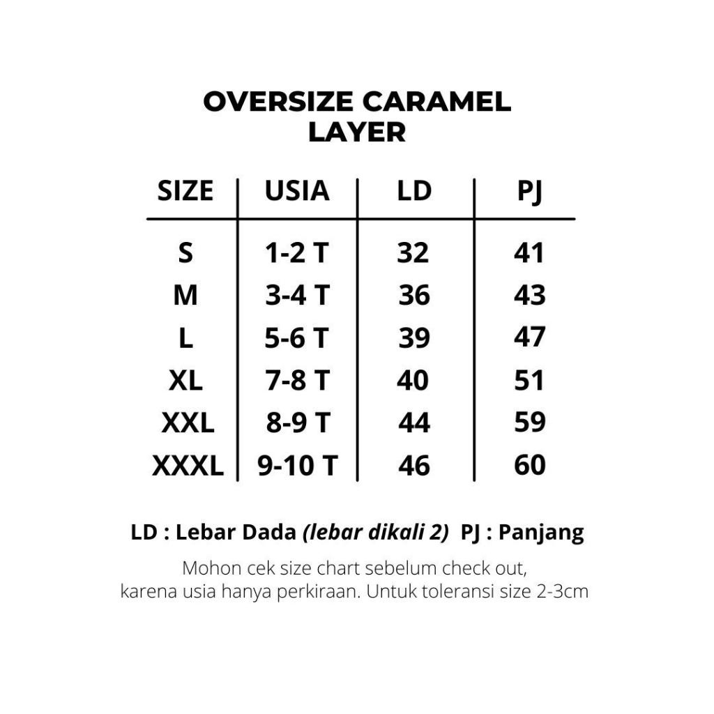 New Kidsmate Kaos Oversize Caramel Layer Ready