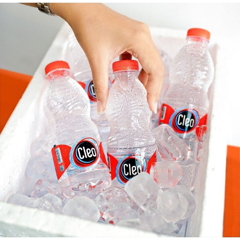 

Cleo Botol Kecil Cleo Mini 220ml 1 Krat Isi 24 Botol