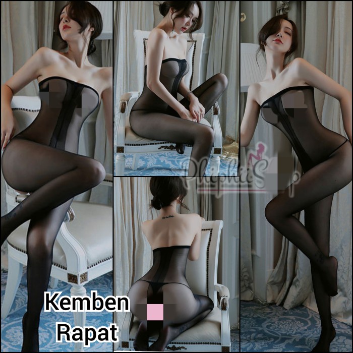 Net Stocking Body Stoking Sexy Jaring Besar Open Crotch Ready
