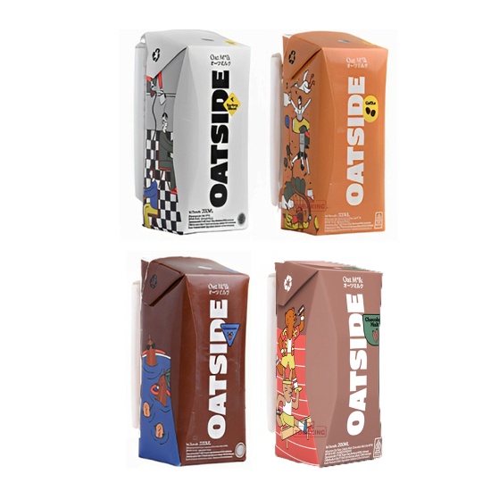 

OATSIDE Oat Milk ( Caps / Straw ) Varian Rasa 200ml x 12 pcs