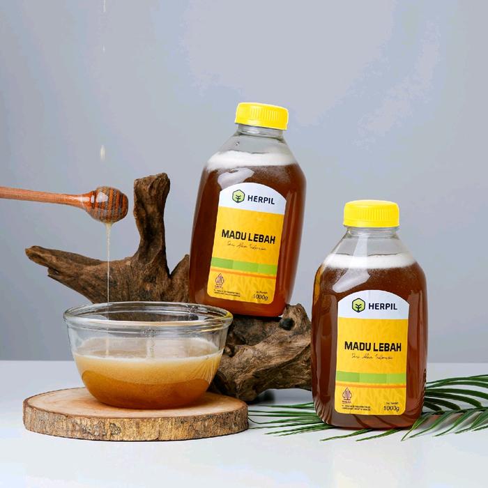 

[Cod] Couple Combo [Madu Lebah Herpil] 4 Botol Madu Asli Murni Nektar Multiflora Alami Pure Natural