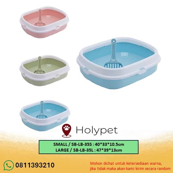 LITTER BOX KUCING LB-35 / TEMPAT PASIR KUCING / LITTER BOX