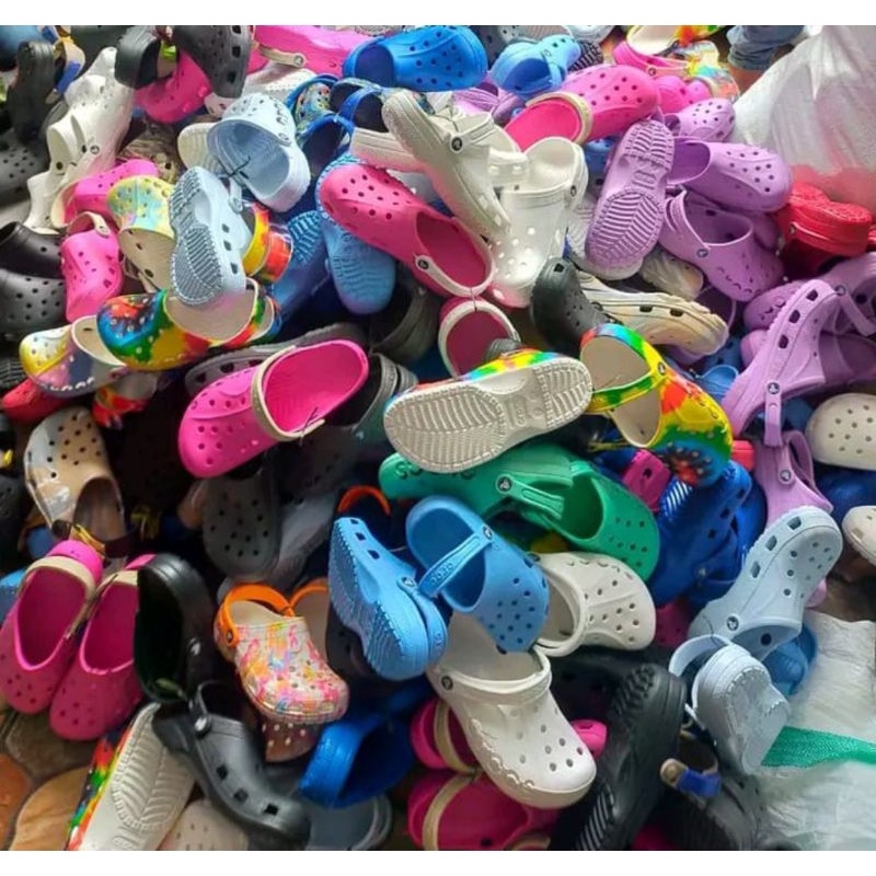 CROCS SANDAL 100 ORIGINAL CUTTING REJECT PABRIK