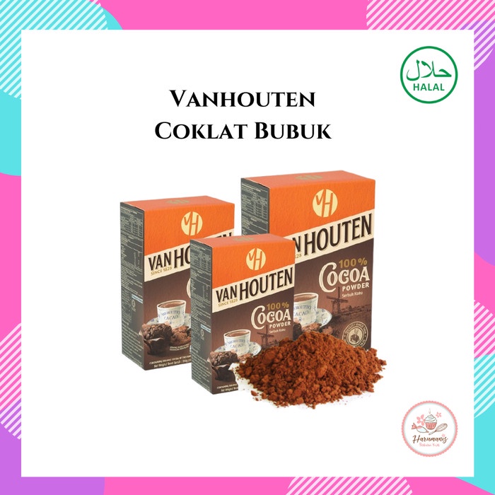 

Ready" Vanhouten Coklat Bubuk Van Houten Cocoa Powder
