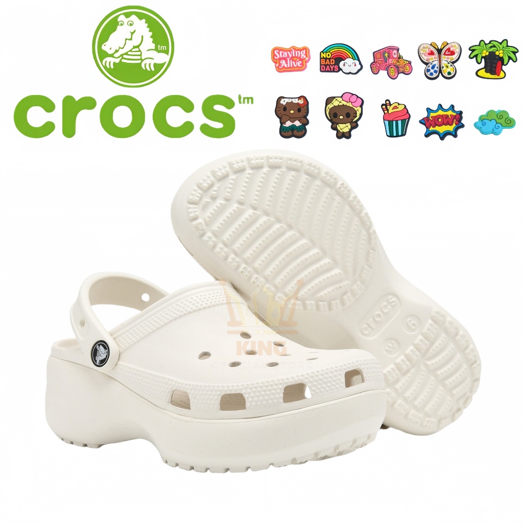 COD100%ORI Crocs Orginial /Crocs Sandal Wanita/ Women's Classic Platform Clog/Sandal crocs pria
