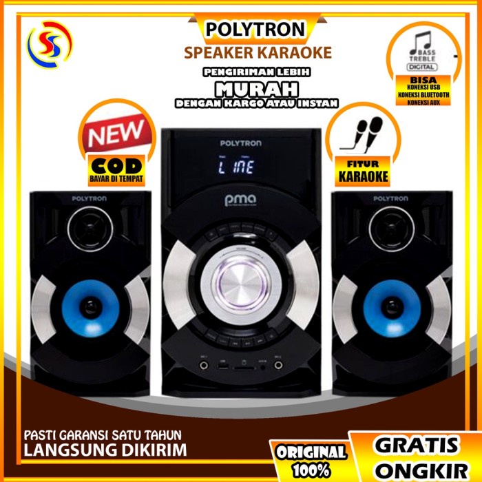 Sale Speaker Bluetooth Super Bass Speaker Polytron Pma 9507 Garansi Resmi