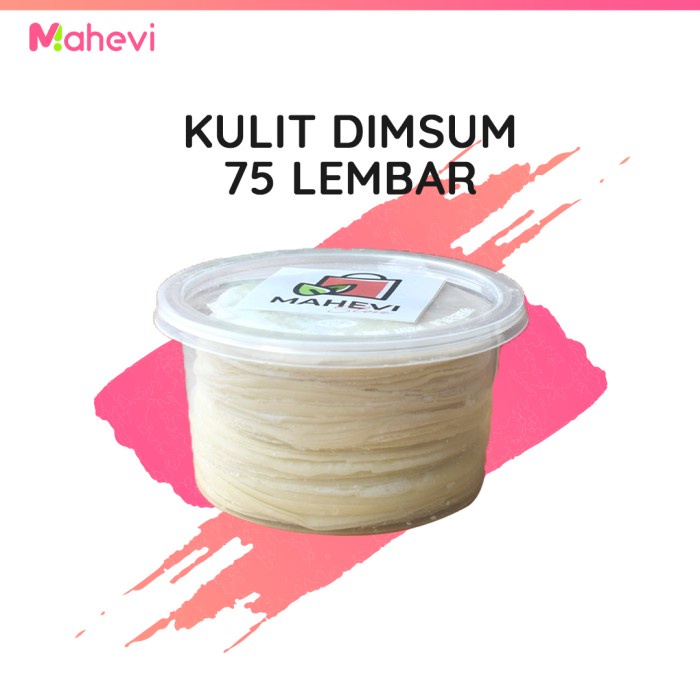 

Ready" Kulit Dimsum / Gyoza / Dumpling Premium Hand Made 100% Halal Isi 75