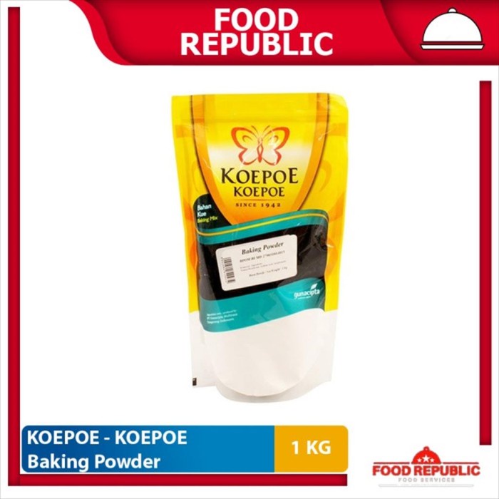

Ready" Koepoe Koepoe Baking Powder 1 Kg Pengembang Kue Bahan Bubuk Halal