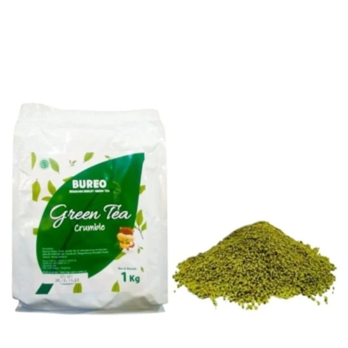 

Ready" Bureo Greentea Crumbs Biscuit Kasar 1Kg