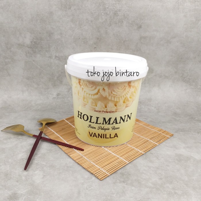

Ready" (Gojek) Hollmann Butter Cream / Filling / Topping Siap Pakai 1 Kg Pail