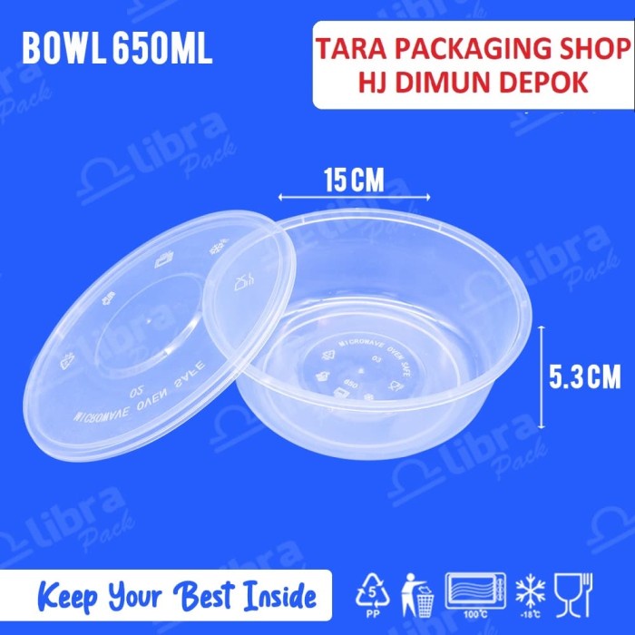 JTTOP" THINWALL BOWL 650 ML