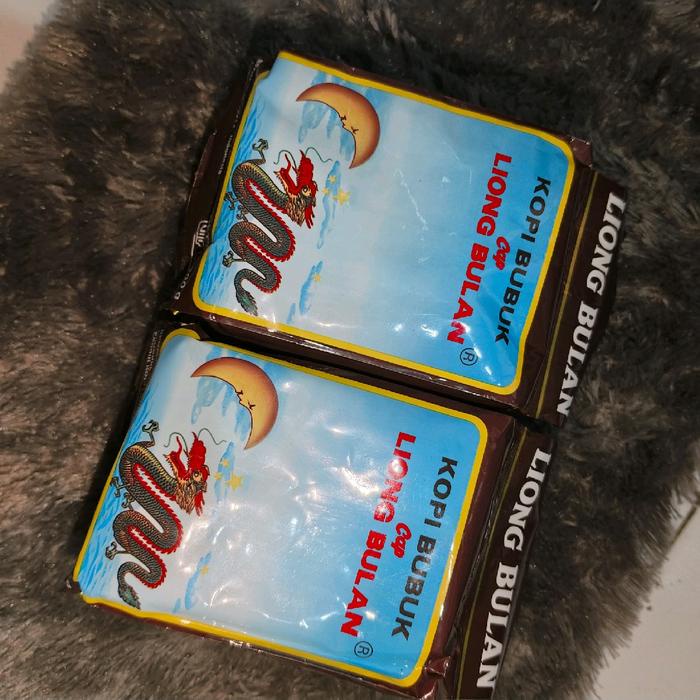 

Kopi Bubuk Cap Liong Bulan Tanpa Gula( Isi 2Pcs) Berat 200Gr Coffee Arabika New