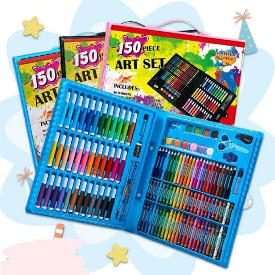 

Crayon 150 Color / Crayon Pensil 150 Warna Art Set Pensil Warna Crayon Promo