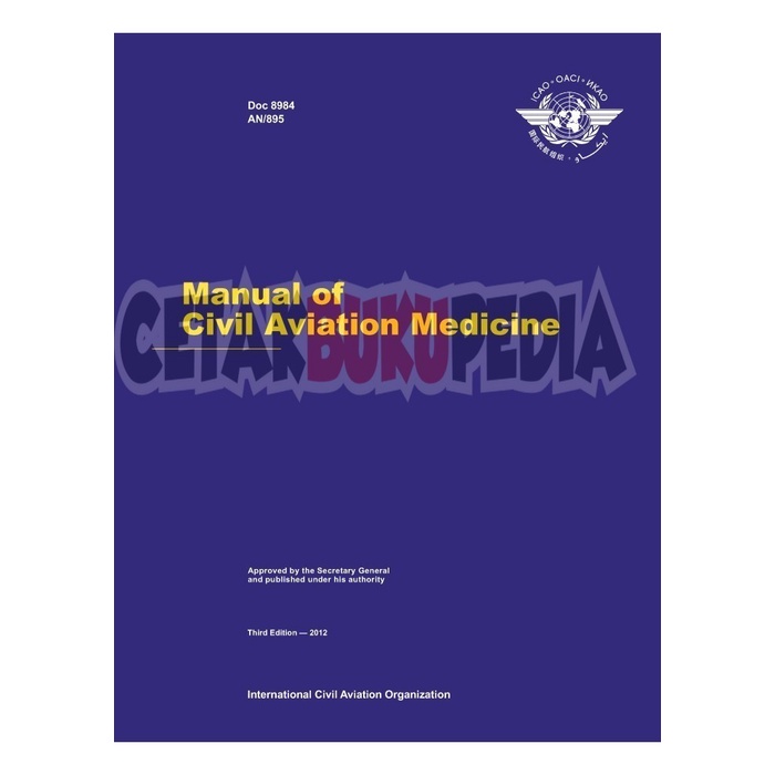 Buku English Aviation Medicine International Civil Aviation Manual Civil