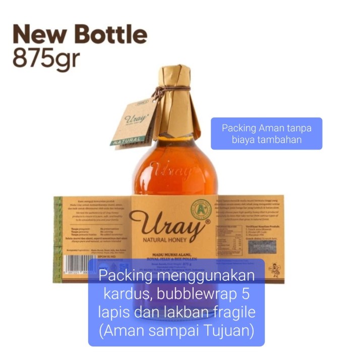 

BARANG TERLARIS Madu Uray Besar 640ml / 875g Natural Honey