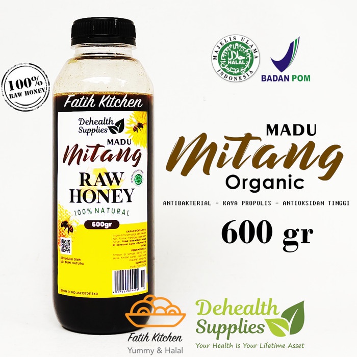

BARANG TERLARIS Madu Mentah Mitang 500ml Dari De Health Supplies - Raw Honey
