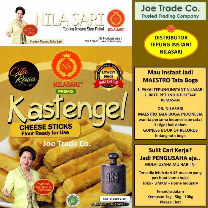 

SALE !!! TEPUNG PREMIX KASTENGEL - 1KG READYY