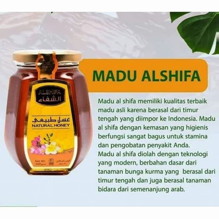 

BARANG TERLARIS Al-Shifa NATURAL HONEY 1KG MADU ORIGINAL Al Shifa Madu Murni