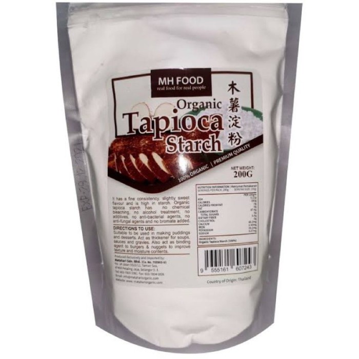 

SALE !!! MH FOOD ORGANIC TAPIOCA STARCH FLOUR 200GR READYY