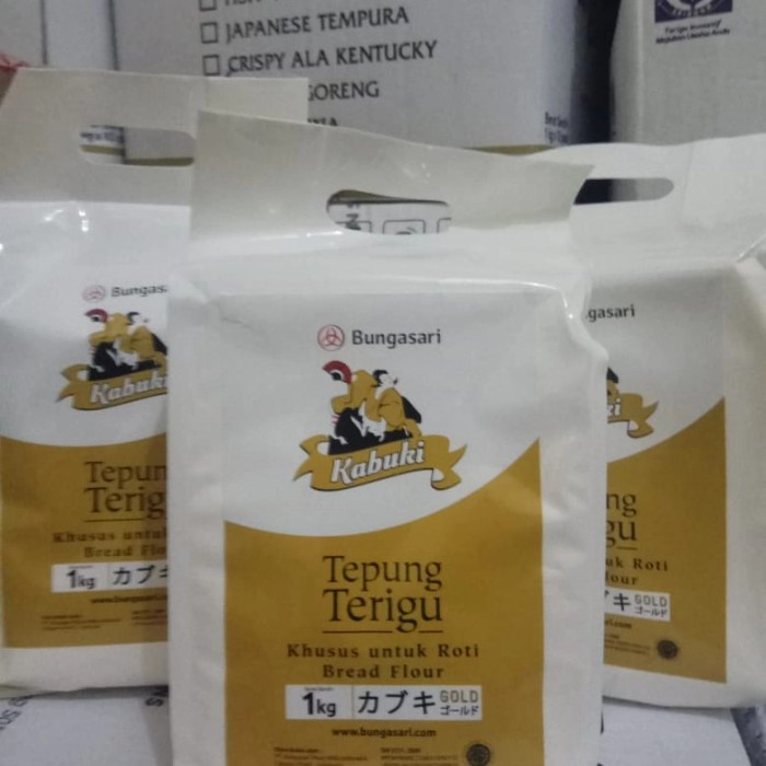 

SALE !!! TEPUNG TERIGU KABUKI GOLD 1KG READYY