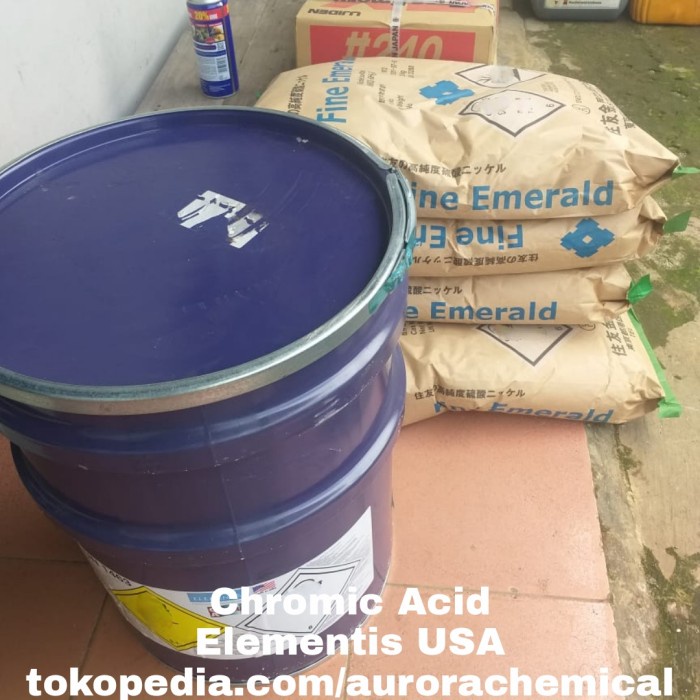 TOP CHROMIC ACID ELEMENTIS 1KG USA / KROMIC ACID / ASAM KROMAT -