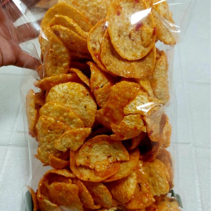 

Emping Singkong Pedas Manis Balado dan Rujak Paket 2 Bungkus Camilan