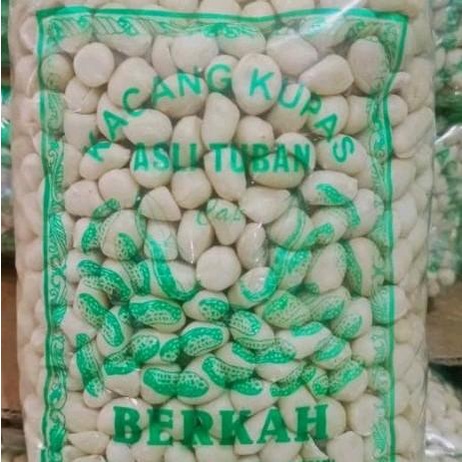 

Kacang Kupas Tuban 3 Bungkus 350 Gram +- 1 kg 50 gram - Snacks dan Cemilan - Mete, Kedelai, Goreng,