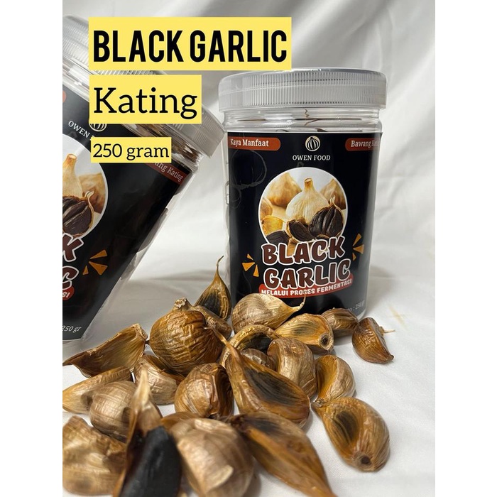 

Black Garlic Kating 250 Gram Bawang Hitam Fermentasi