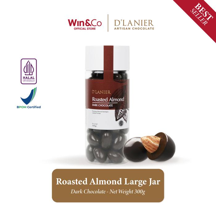 

D'Lanier Roasted Almond with Dark Chocolate - 300g (Large Jar)
