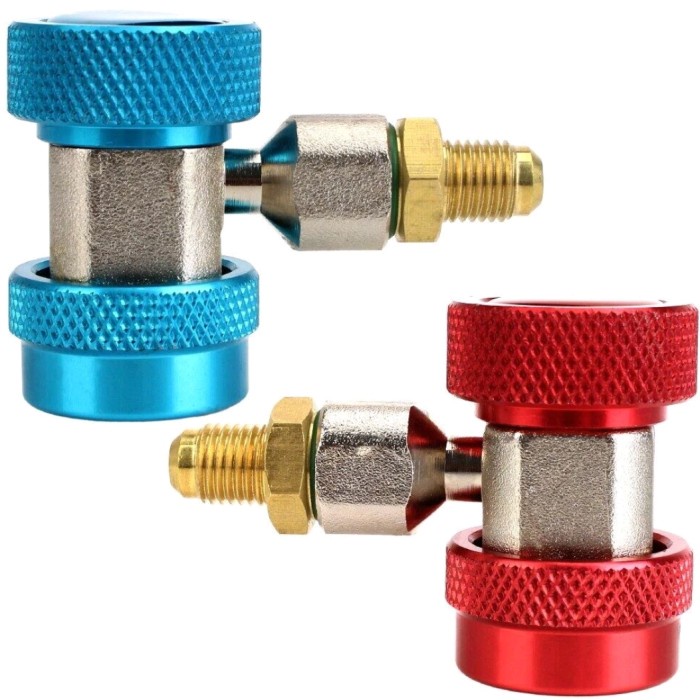 TOP KONEKTOR ADAPTOR FITTING TINGGI/AC MOBIL CONVERTER AC R134A QUICK -