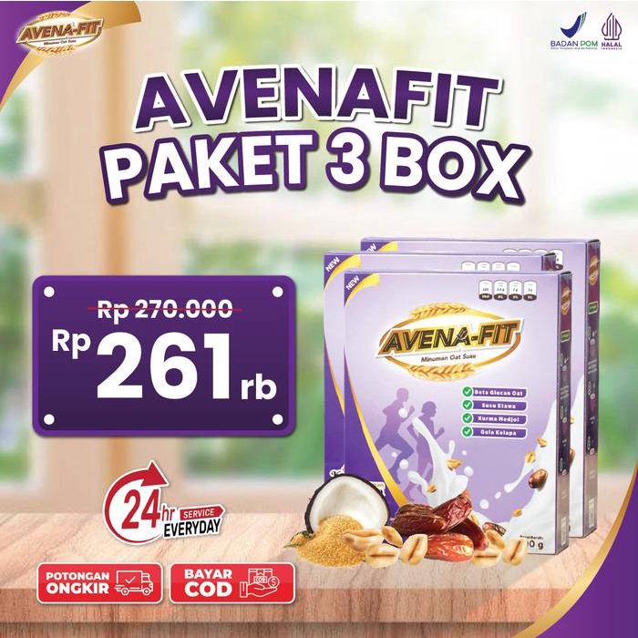 

Diskon Avenafit Paket 3 Box Untuk Sarapan Praktis Cod