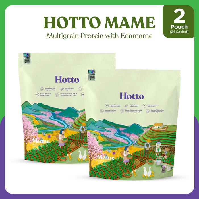 

Viral Hotto Mame 2 Pouch (24 Sachet) - Multigrain Protein With Edamame Cod